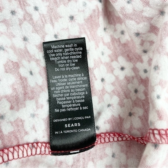 Sears Floral Print T-shirt Shift Dress - Picture 7 of 7